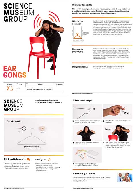 An example of the layout of the new hands-on resources