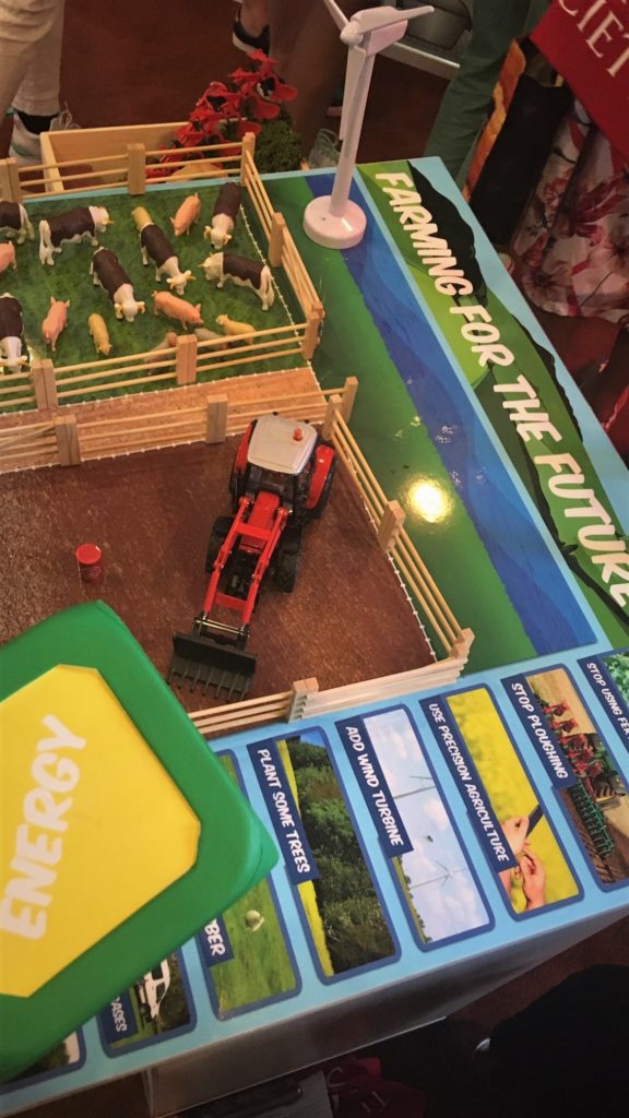 The ‘Farming for the Future’ game, from the ‘Take a bite out of climate change’ group.
