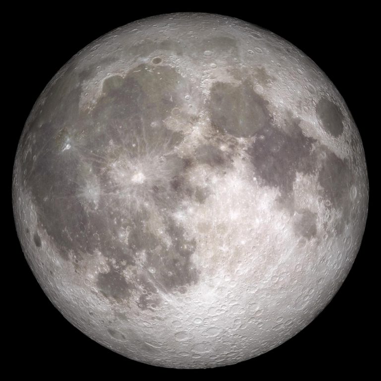 The moon.