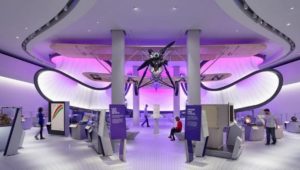 A photograph taken from the front of the Mathematics: The winton gallery at the science museum