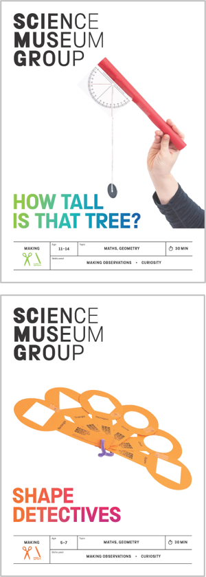2 of our maths resources: How tall is that tree? and Shape Detectives